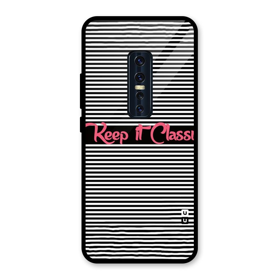 Keep It Classy Glass Back Case for Vivo V17 Pro
