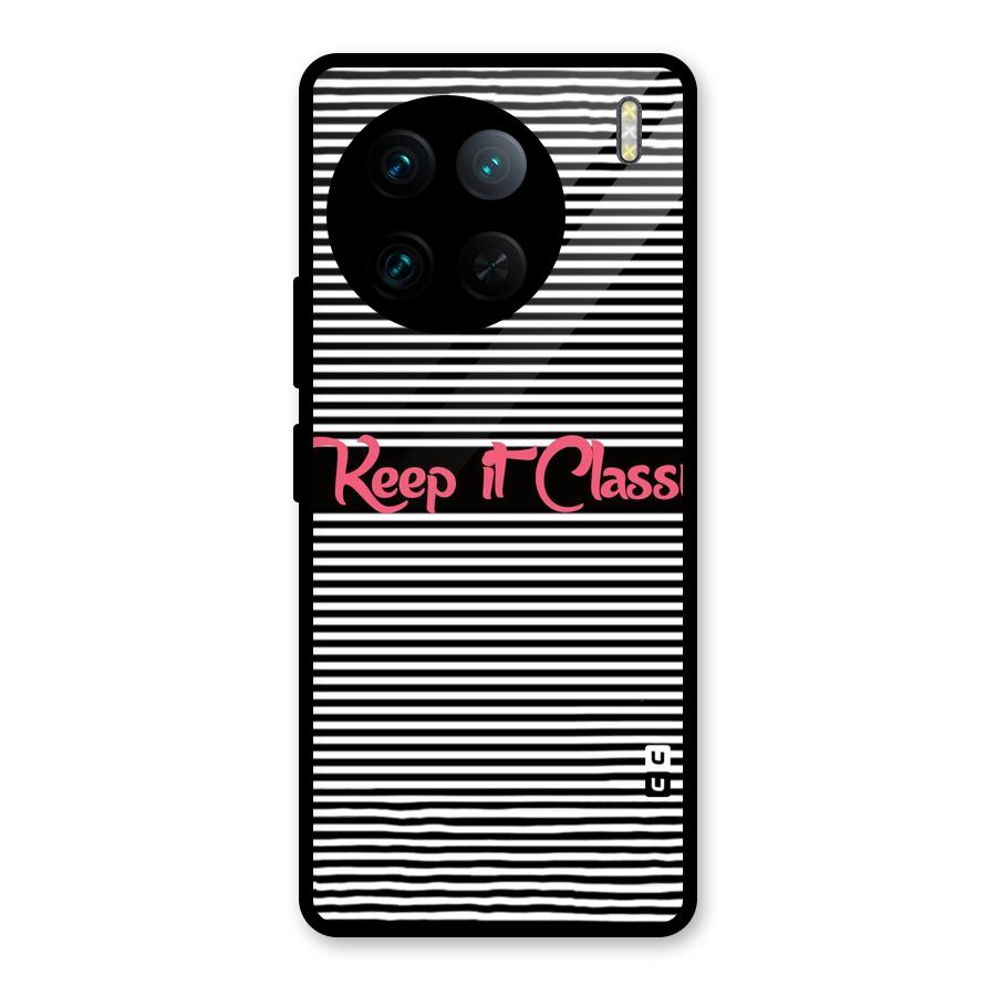 Keep It Classy Glass Back Case for Vivo X90 Pro