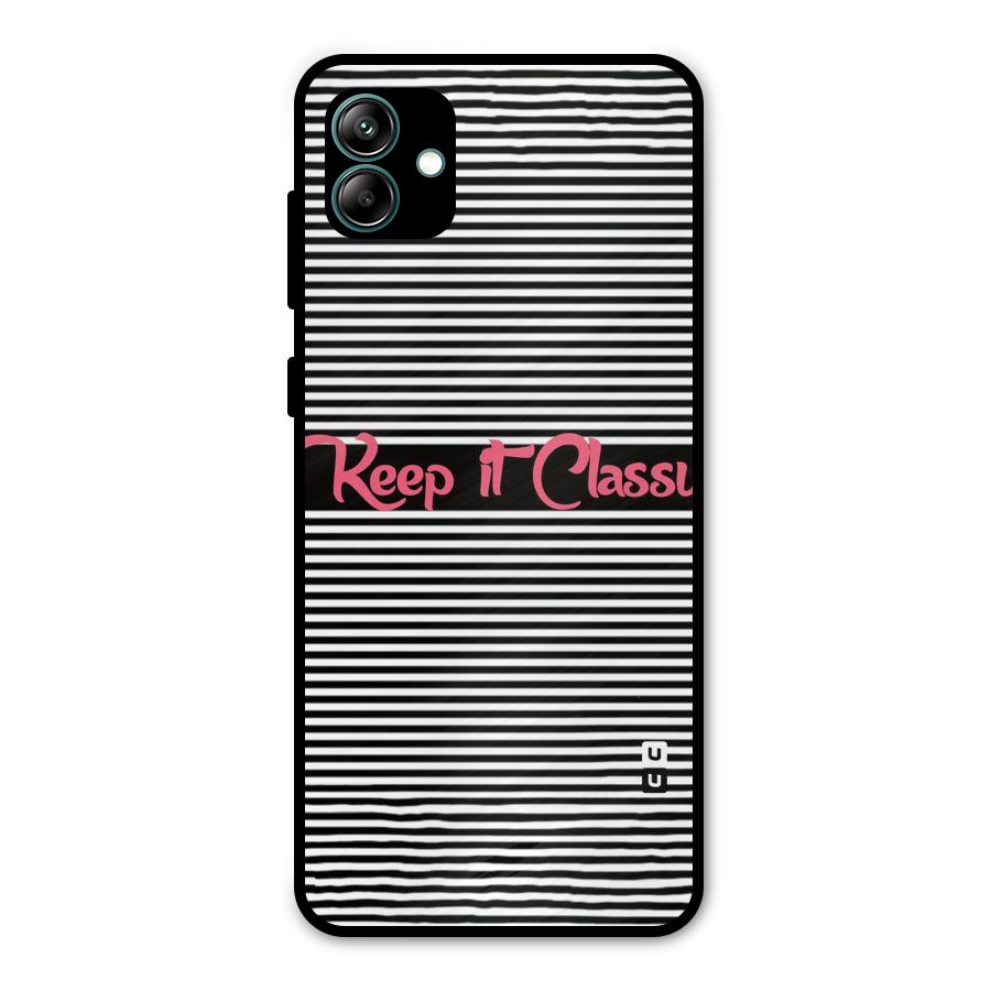 Keep It Classy Metal Back Case for Galaxy A04