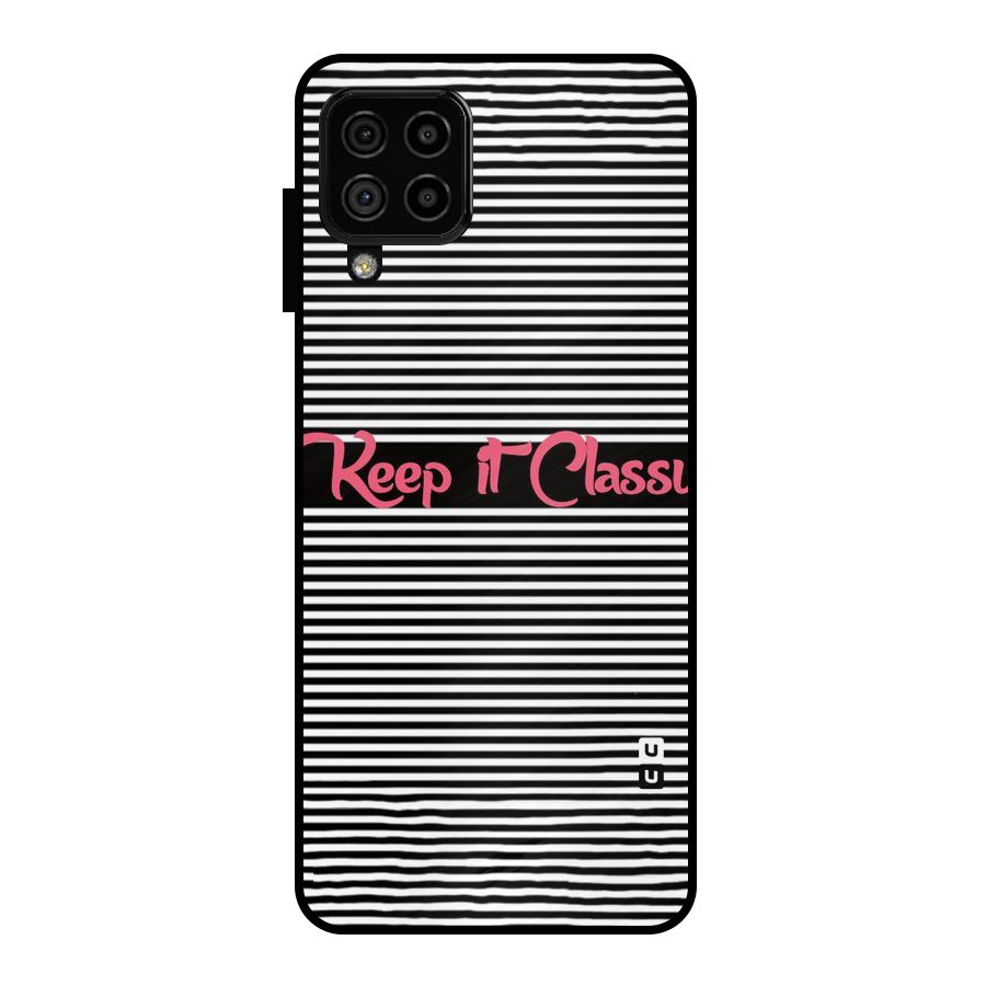 Keep It Classy Metal Back Case for Galaxy A22 4G