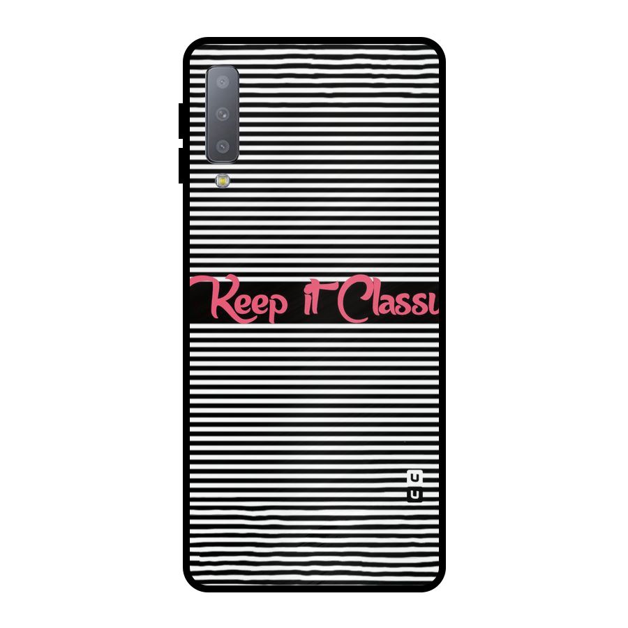 Keep It Classy Metal Back Case for Galaxy A7 (2018)
