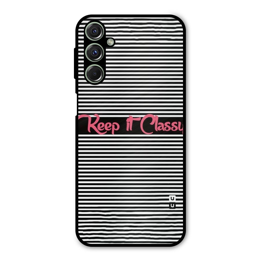 Keep It Classy Metal Back Case for Galaxy M34