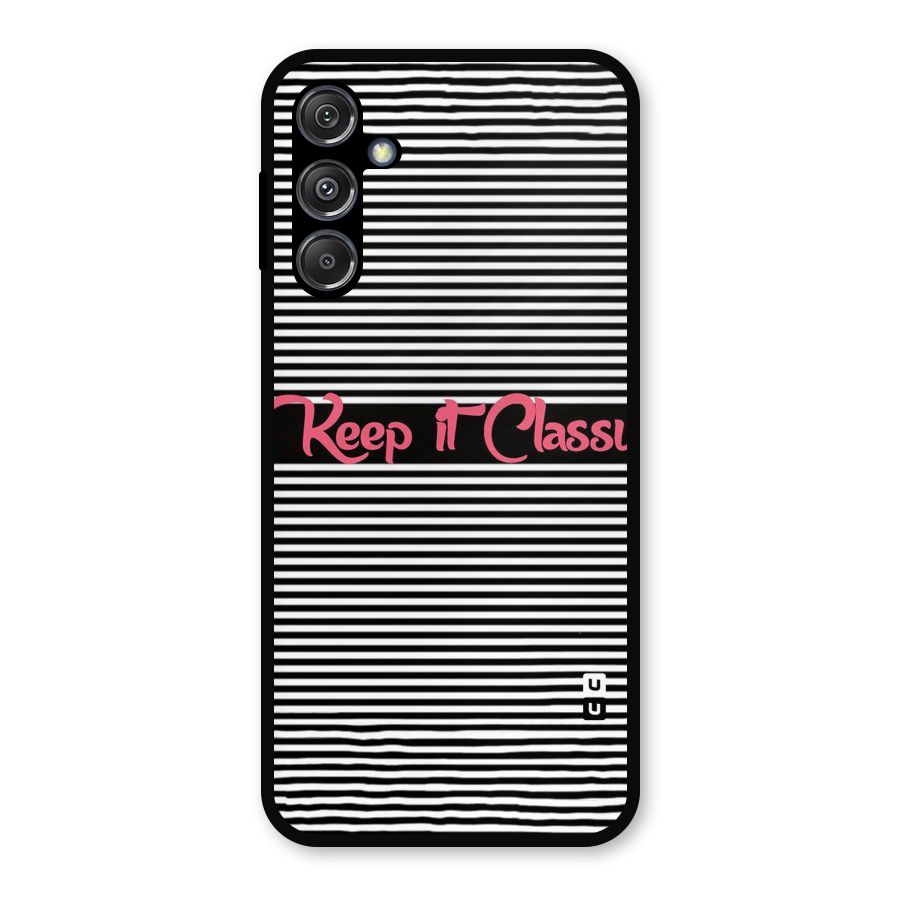 Keep It Classy Metal Back Case for Galaxy M34 5G