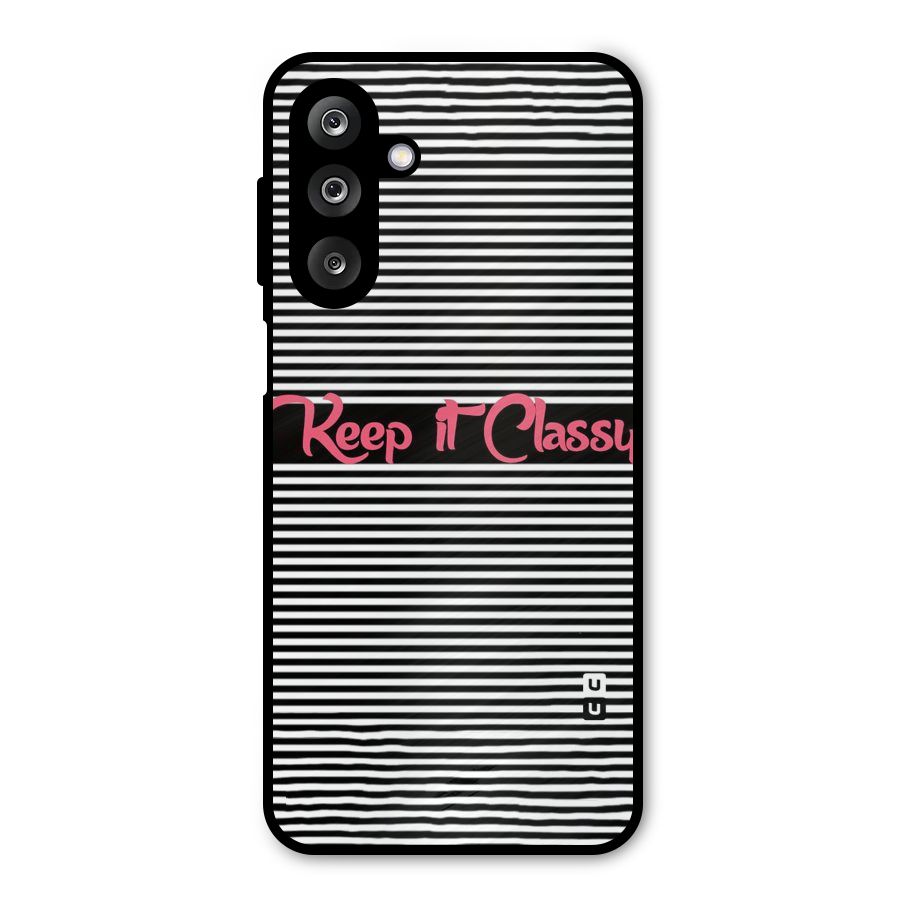 Keep It Classy Metal Back Case for Galaxy M36
