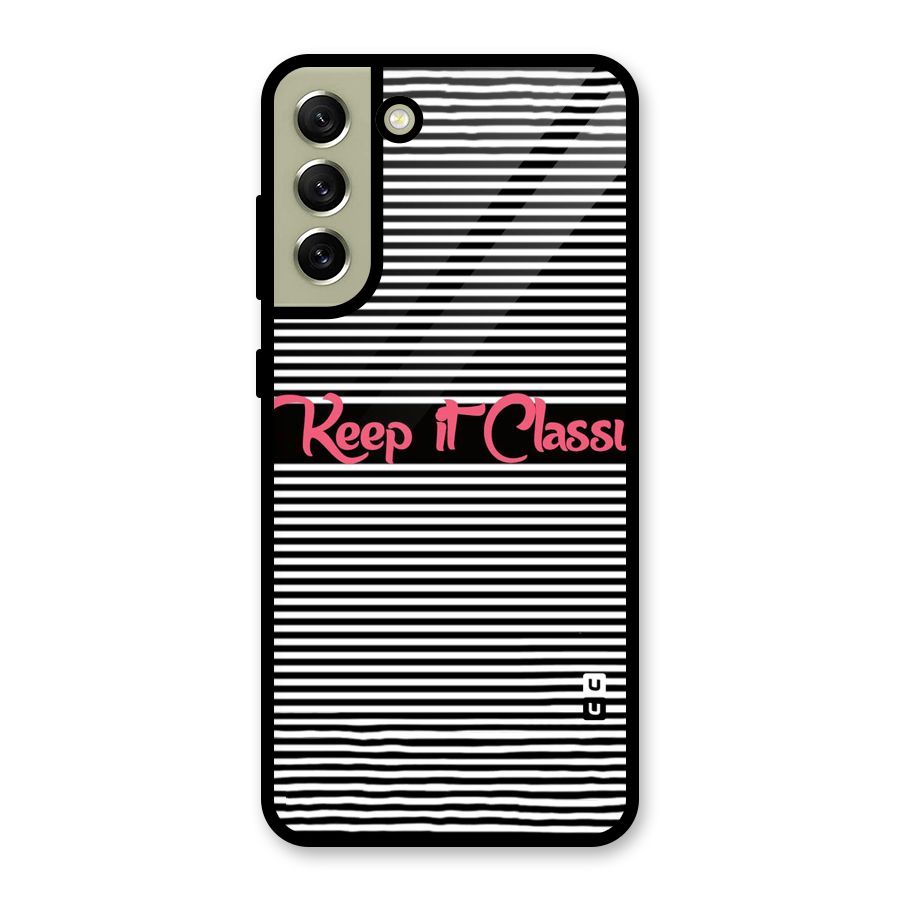 Keep It Classy Metal Back Case for Galaxy S21 FE 5G (2023)