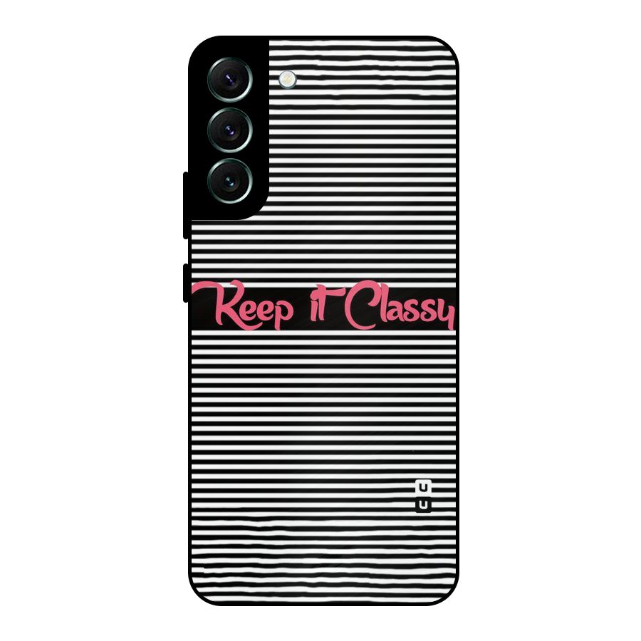 Keep It Classy Metal Back Case for Galaxy S22 Plus 5G