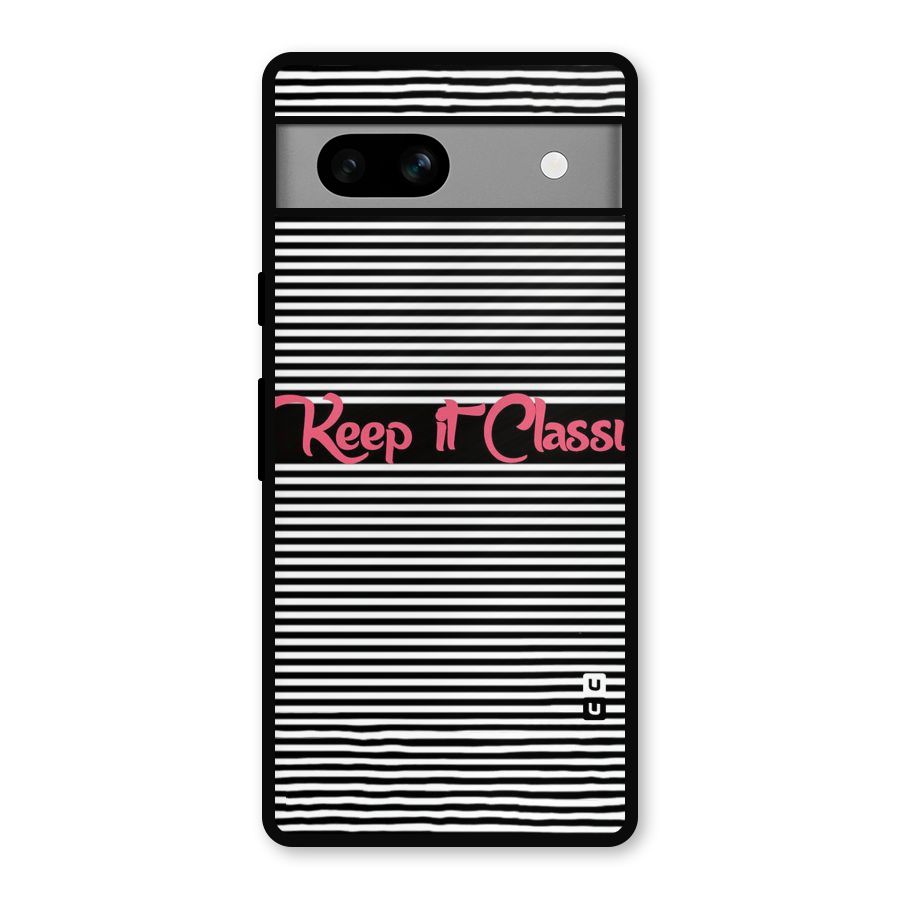 Keep It Classy Metal Back Case for Google Pixel 7a