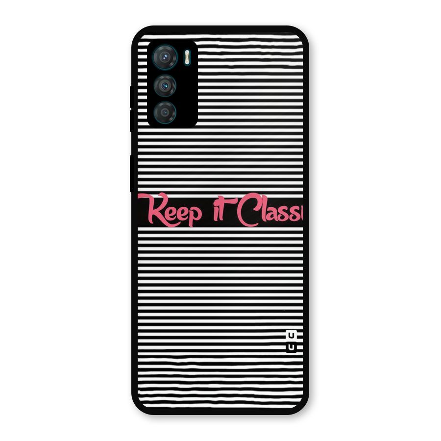 Keep It Classy Metal Back Case for Moto G42