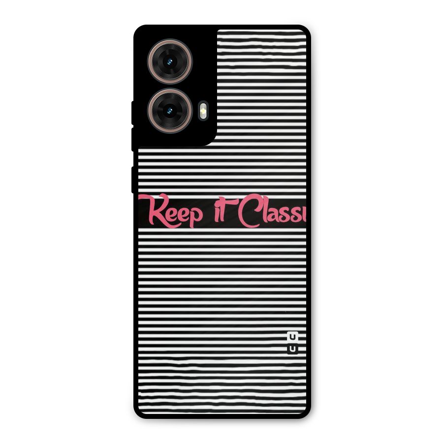 Keep It Classy Metal Back Case for Moto G85