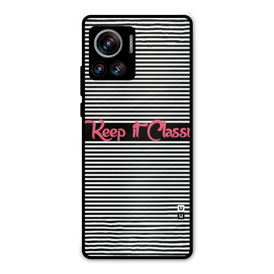 Keep It Classy Metal Back Case for Motorola Edge 30 Ultra