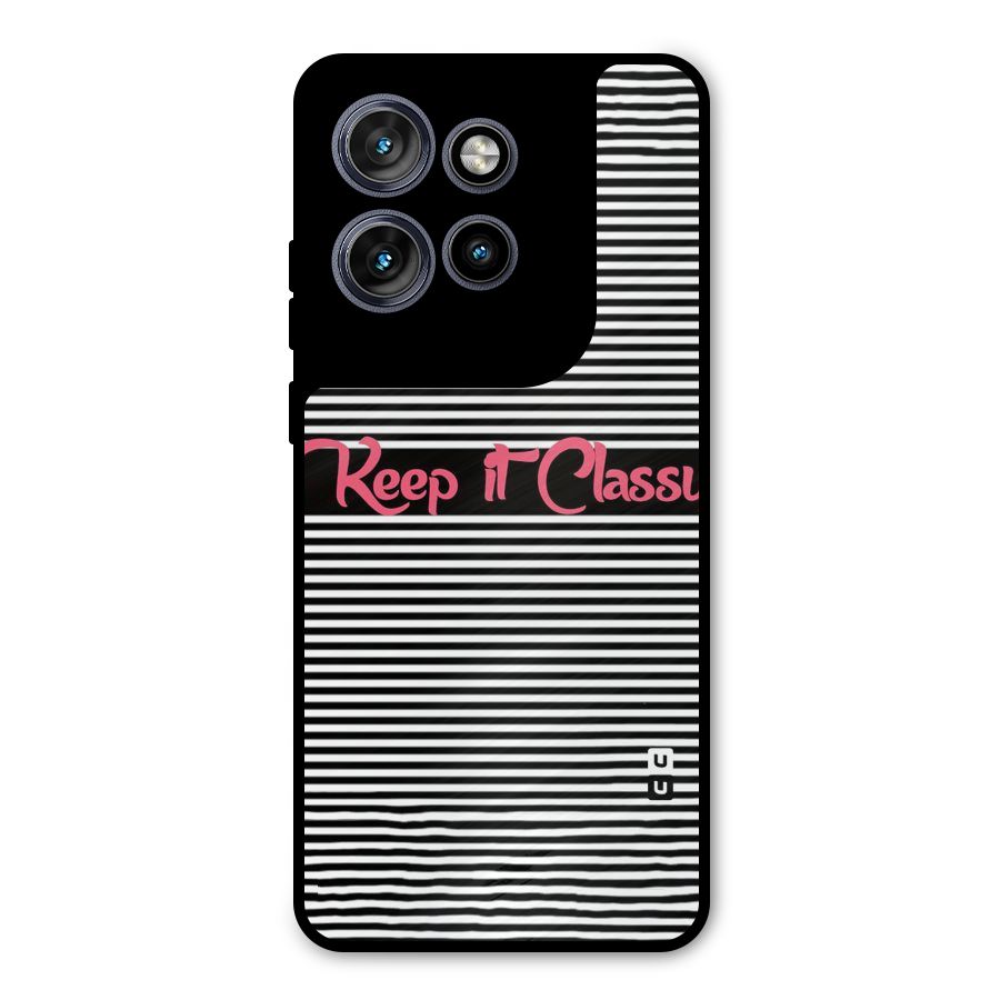 Keep It Classy Metal Back Case for Motorola Edge 50 Neo