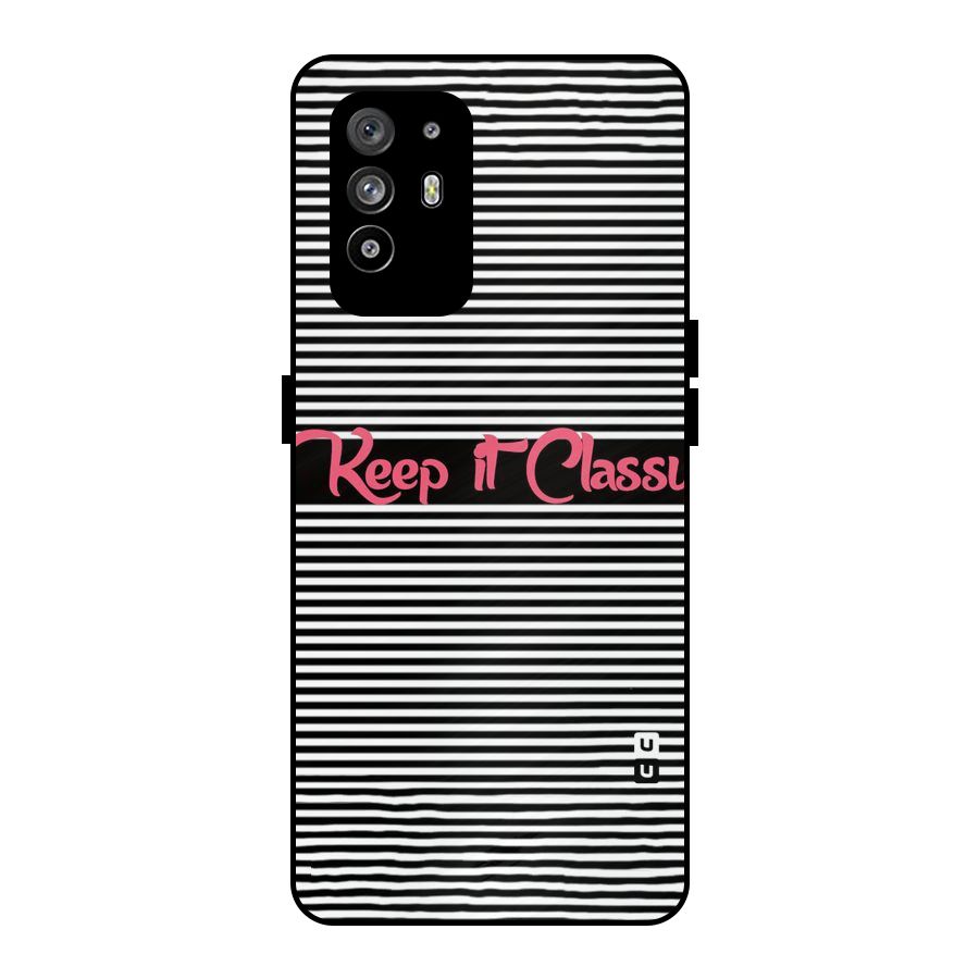 Keep It Classy Metal Back Case for Oppo F19 Pro Plus 5G