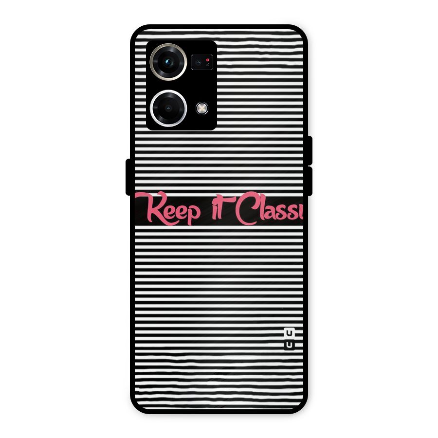 Keep It Classy Metal Back Case for Oppo F21 Pro 4G