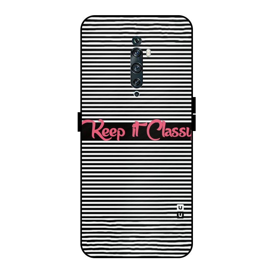 Keep It Classy Metal Back Case for Oppo Reno2 Z