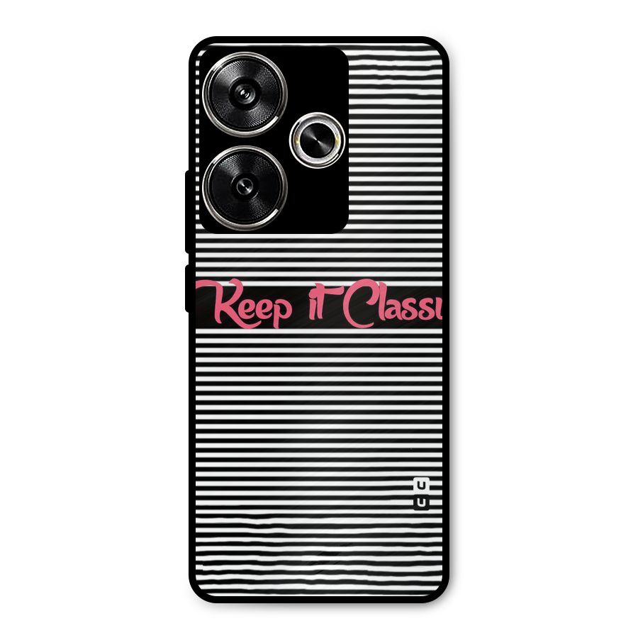 Keep It Classy Metal Back Case for Poco F6