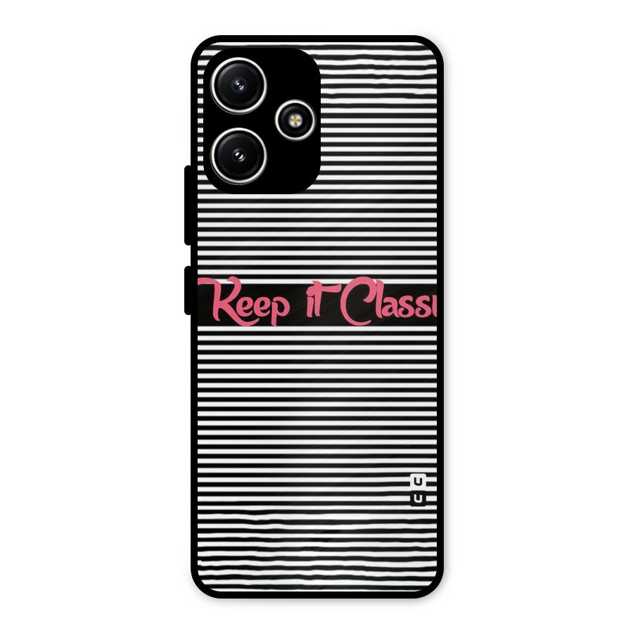 Keep It Classy Metal Back Case for Poco M6 Pro