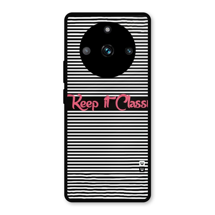 Keep It Classy Metal Back Case for Realme Narzo 60 Pro