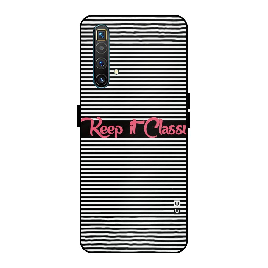 Keep It Classy Metal Back Case for Realme X3 SuperZoom