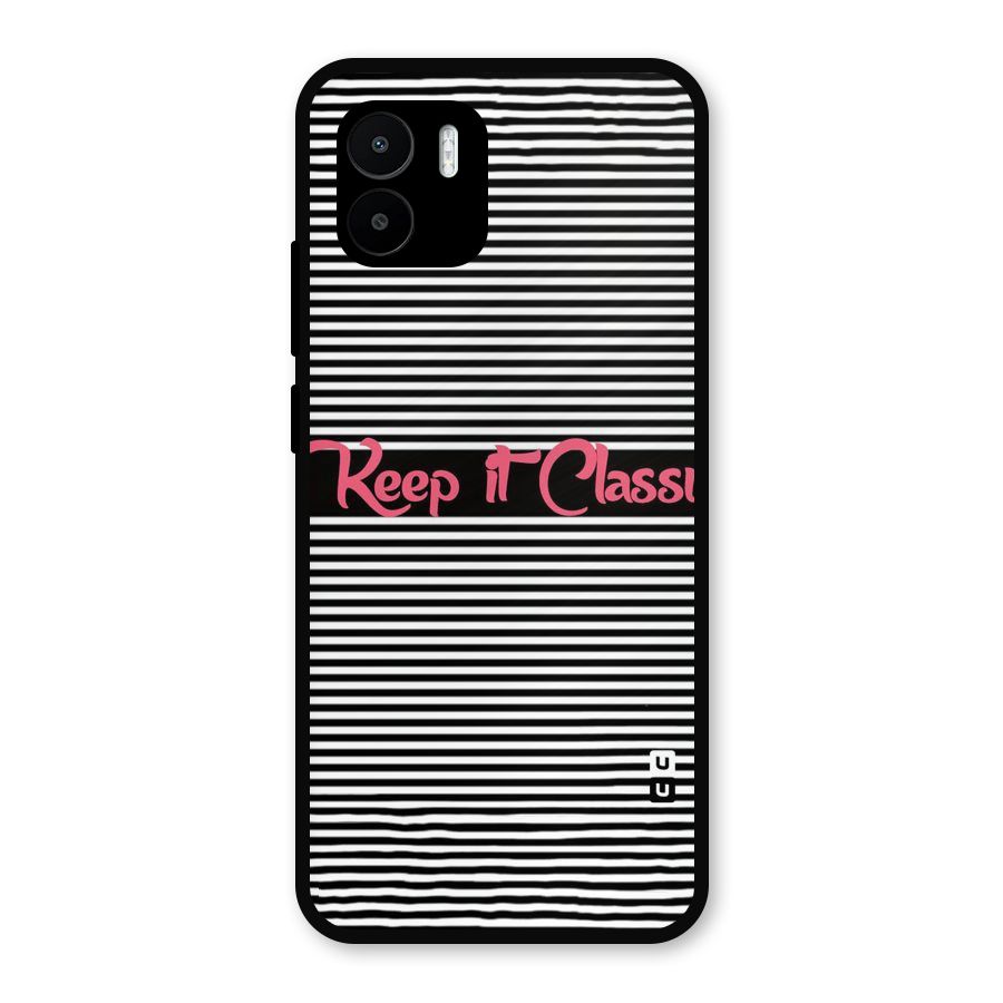 Keep It Classy Metal Back Case for Redmi A2