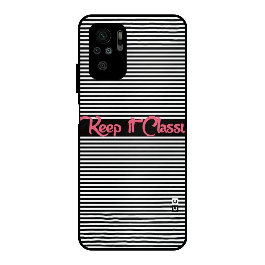 Keep It Classy Metal Back Case for Redmi Note 11 SE