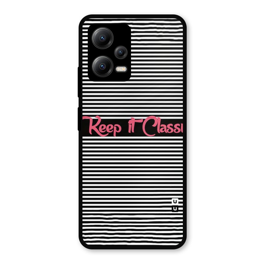 Keep It Classy Metal Back Case for Redmi Note 12 5G