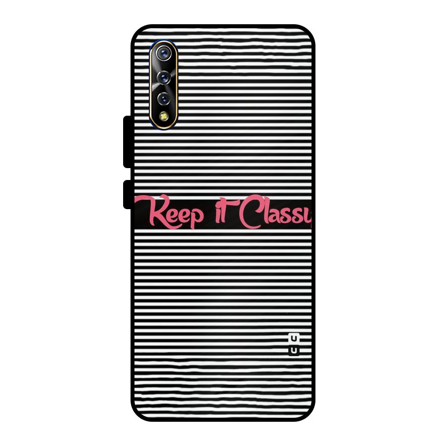 Keep It Classy Metal Back Case for Vivo S1