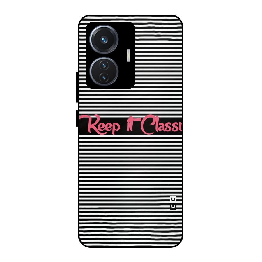 Keep It Classy Metal Back Case for Vivo T1 44W
