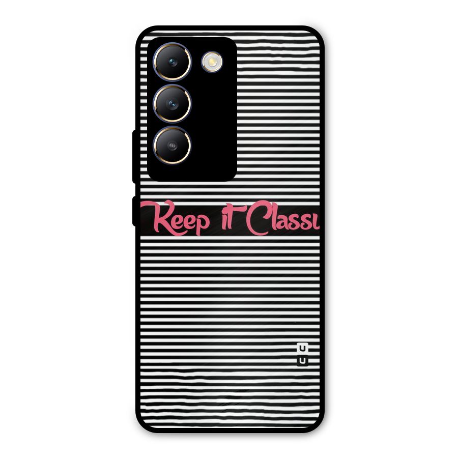 Keep It Classy Metal Back Case for Vivo T3 5G