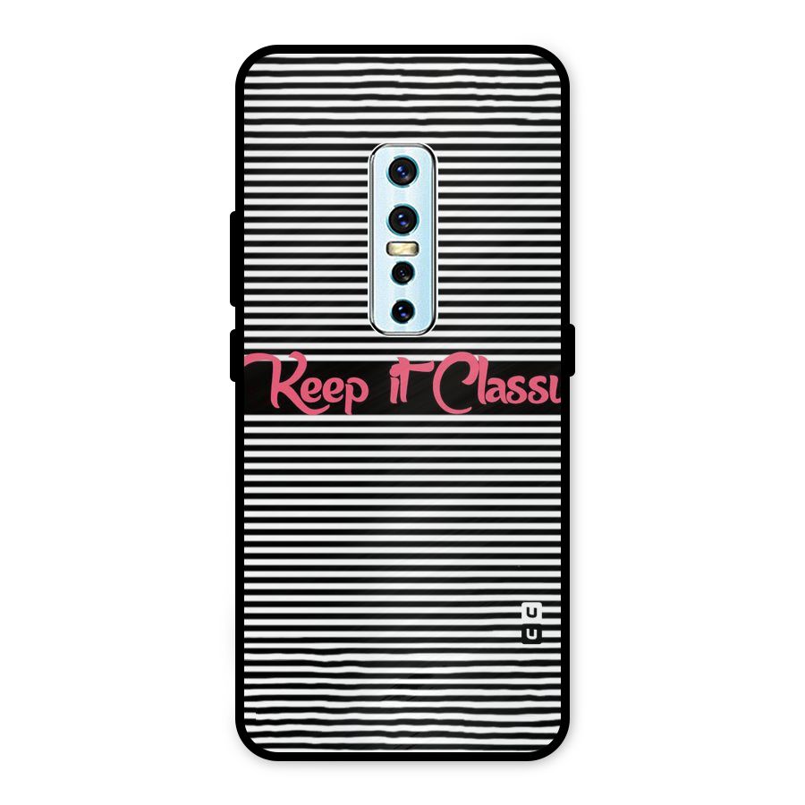 Keep It Classy Metal Back Case for Vivo V17 Pro
