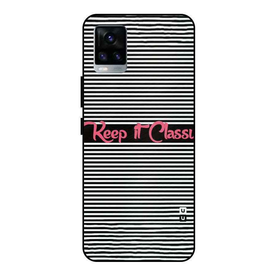 Keep It Classy Metal Back Case for Vivo V20 2021