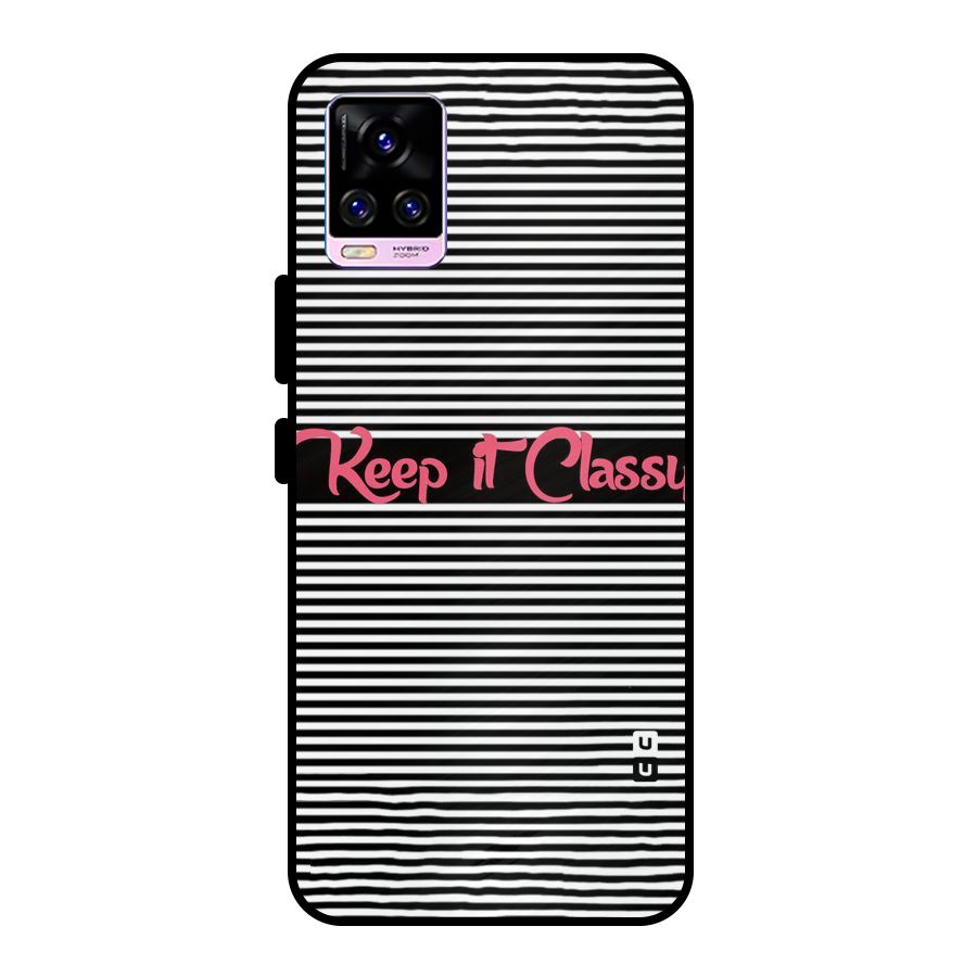 Keep It Classy Metal Back Case for Vivo V20 Pro