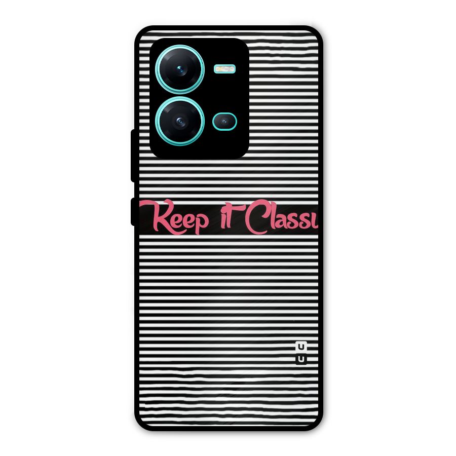Keep It Classy Metal Back Case for Vivo V25