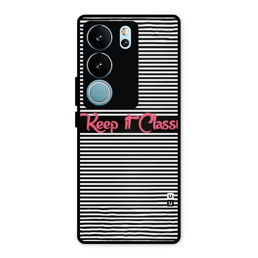 Keep It Classy Metal Back Case for Vivo V29