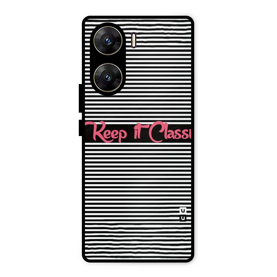 Keep It Classy Metal Back Case for Vivo V29e