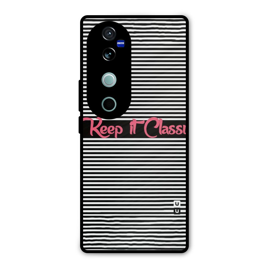 Keep It Classy Metal Back Case for Vivo V40 Pro