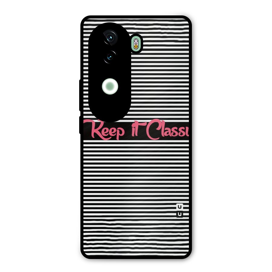 Keep It Classy Metal Back Case for Vivo V40e