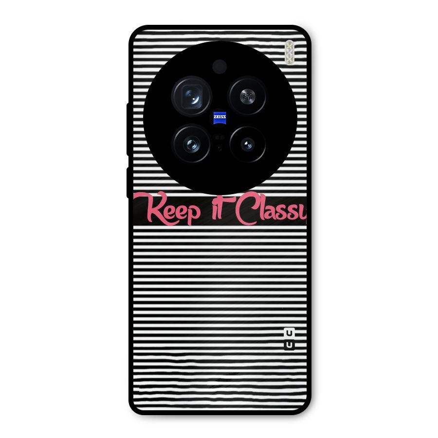 Keep It Classy Metal Back Case for Vivo X200 Pro