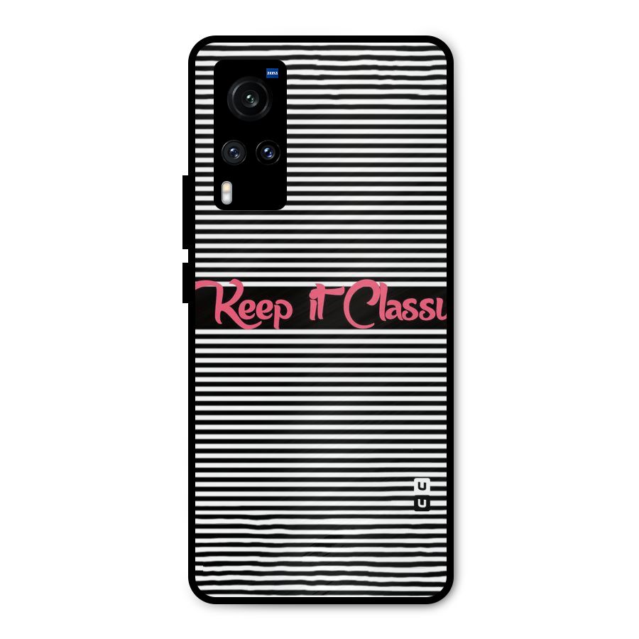 Keep It Classy Metal Back Case for Vivo X60