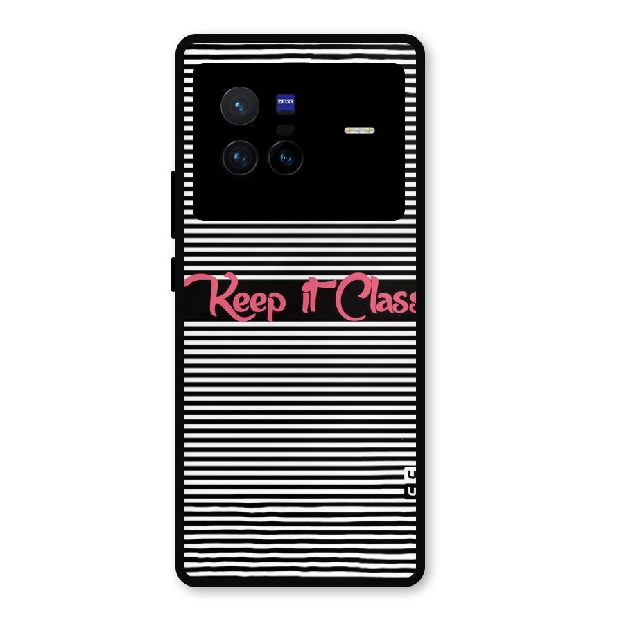 Keep It Classy Metal Back Case for Vivo X80
