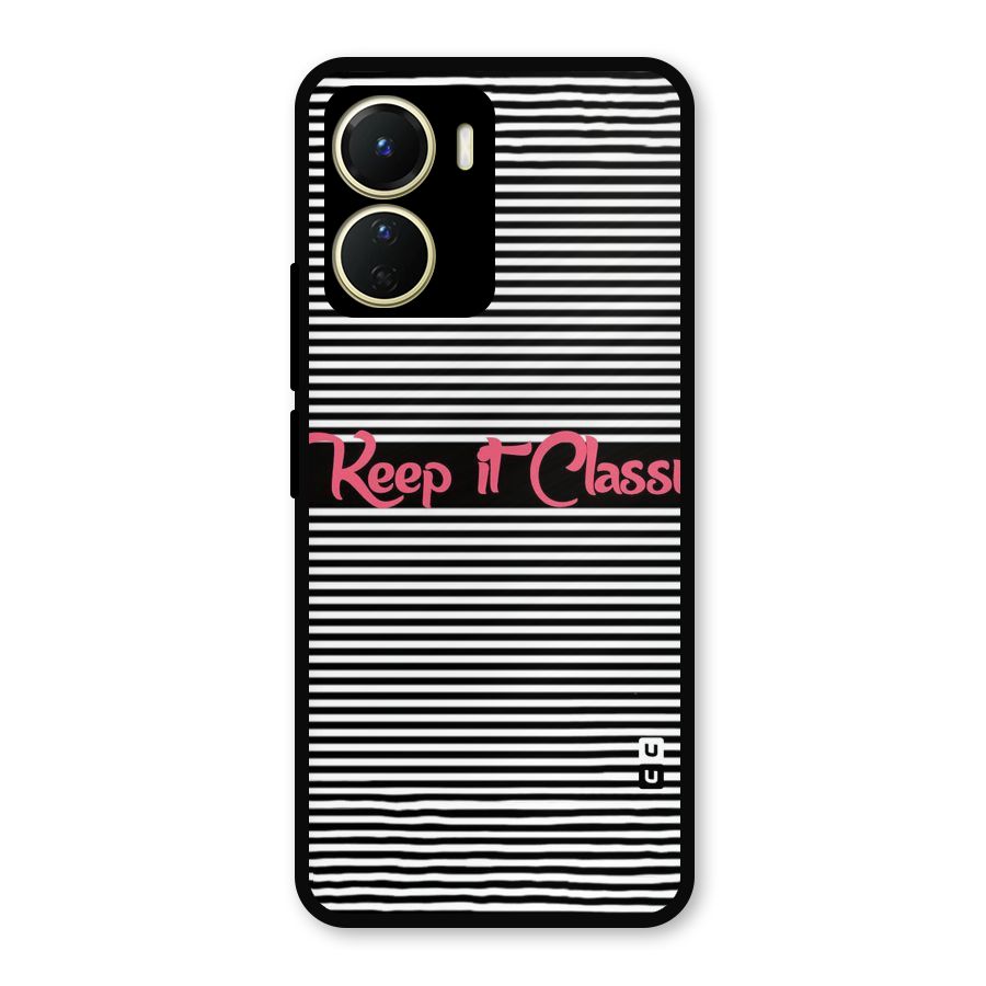 Keep It Classy Metal Back Case for Vivo Y16