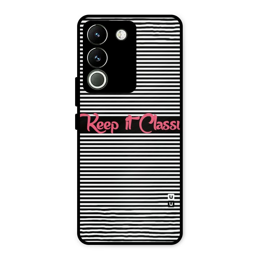 Keep It Classy Metal Back Case for Vivo Y200