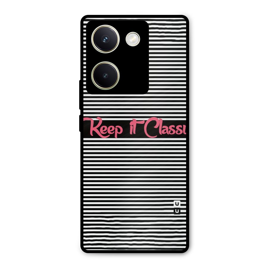 Keep It Classy Metal Back Case for Vivo Y200 Pro