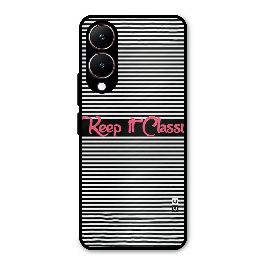 Keep It Classy Metal Back Case for Vivo Y28