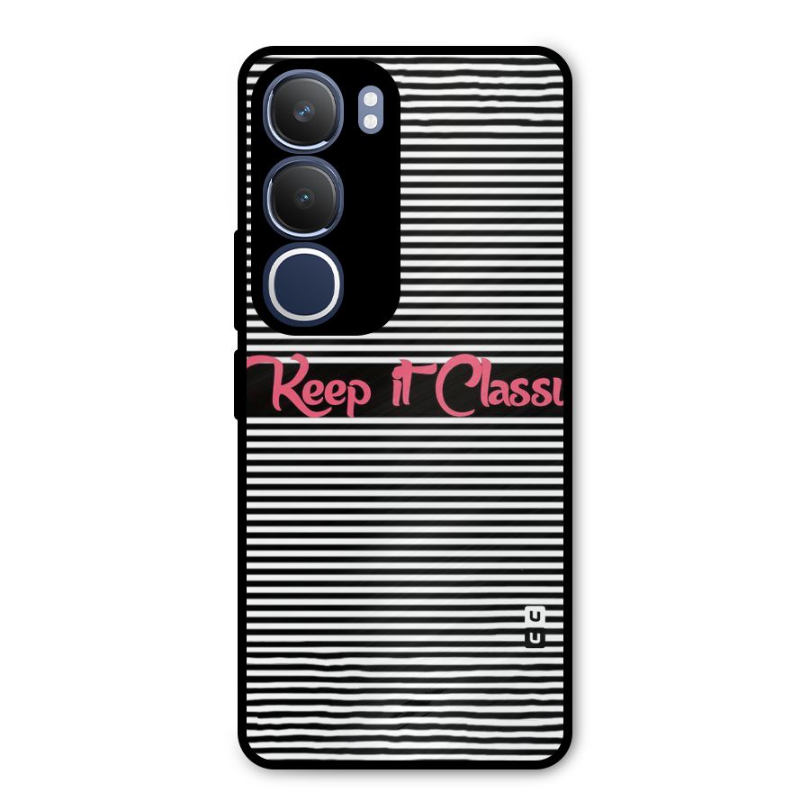 Keep It Classy Metal Back Case for Vivo Y29