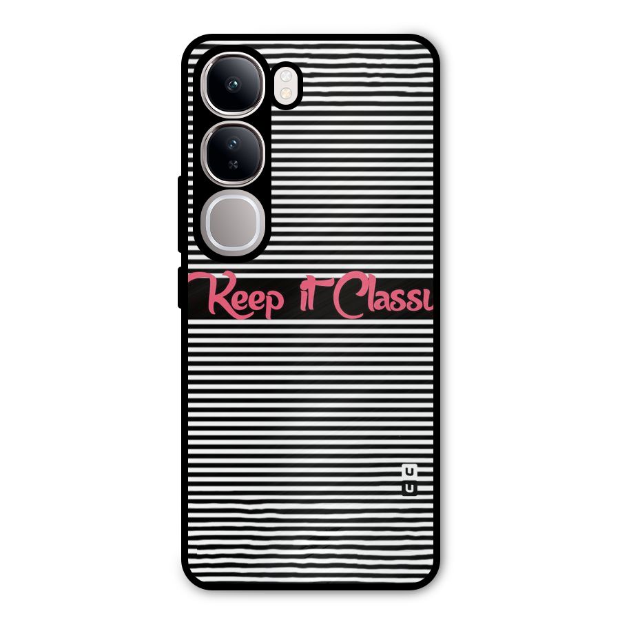 Keep It Classy Metal Back Case for Vivo Y300