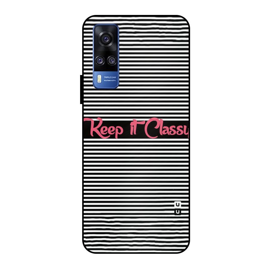 Keep It Classy Metal Back Case for Vivo Y51