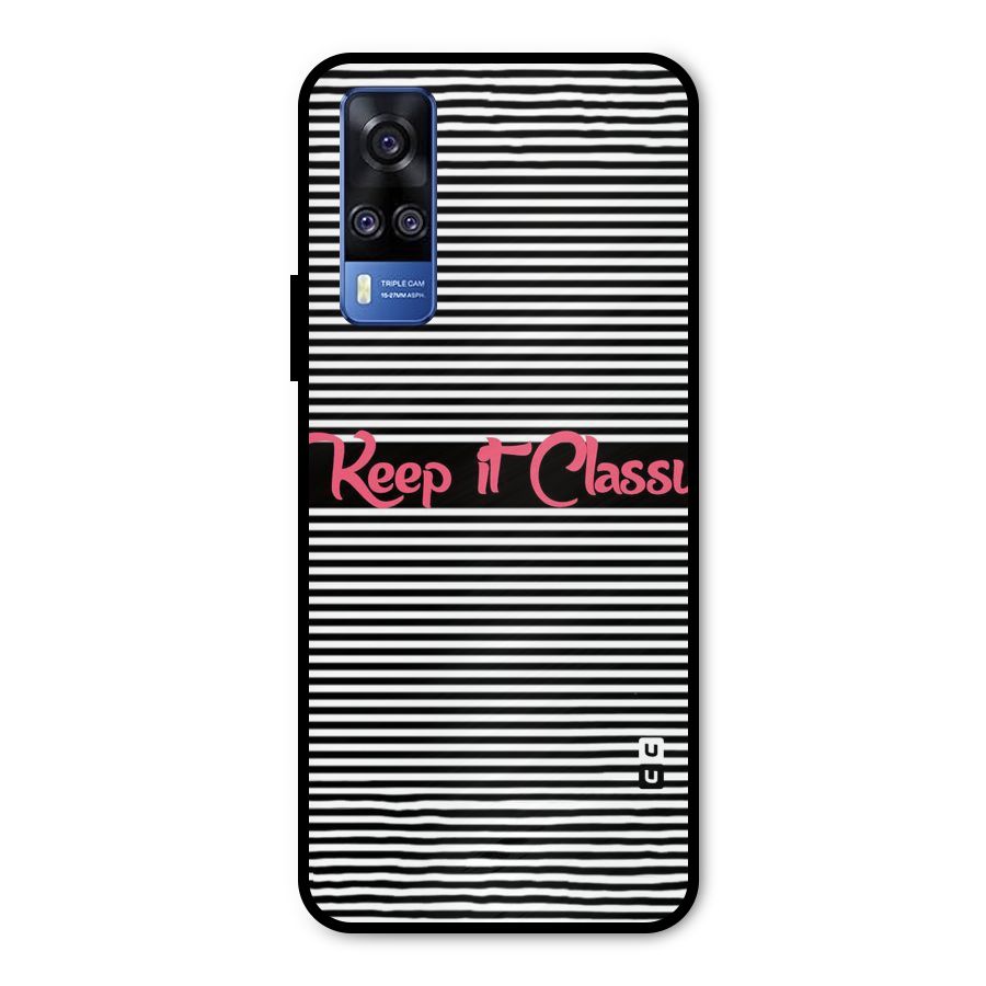 Keep It Classy Metal Back Case for Vivo Y51A