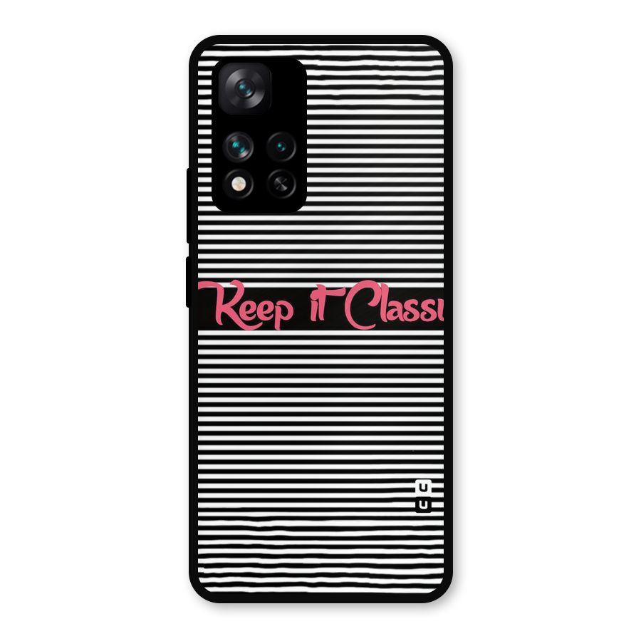 Keep It Classy Metal Back Case for Xiaomi 11i Hypercharge 5G