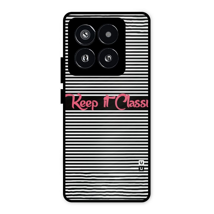 Keep It Classy Metal Back Case for Xiaomi 14 Pro