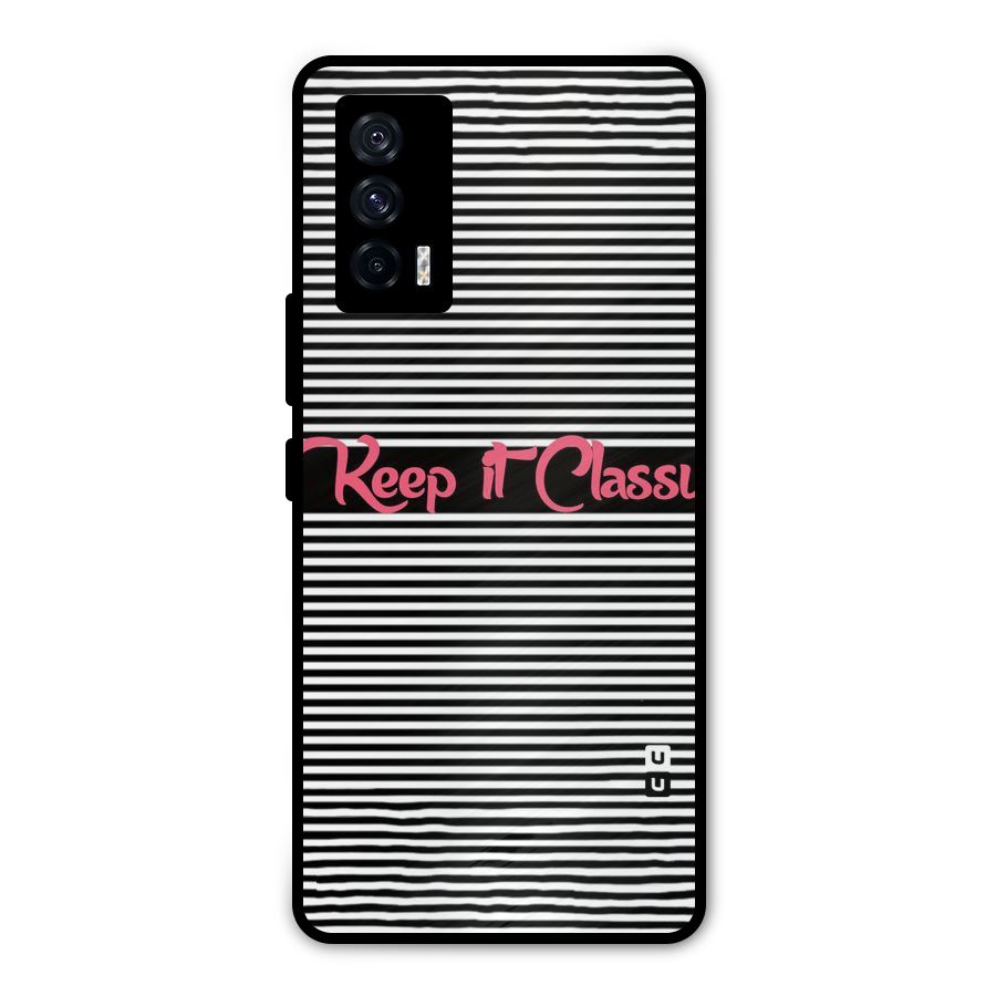 Keep It Classy Metal Back Case for iQOO 7 5G